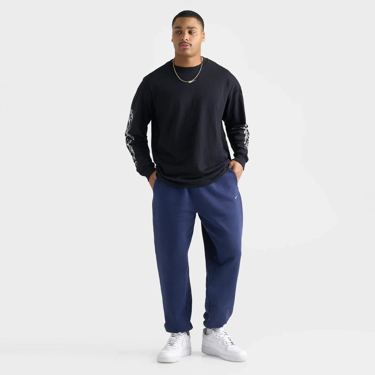 Men's Oversized Fleece Cuffed Sweatpants