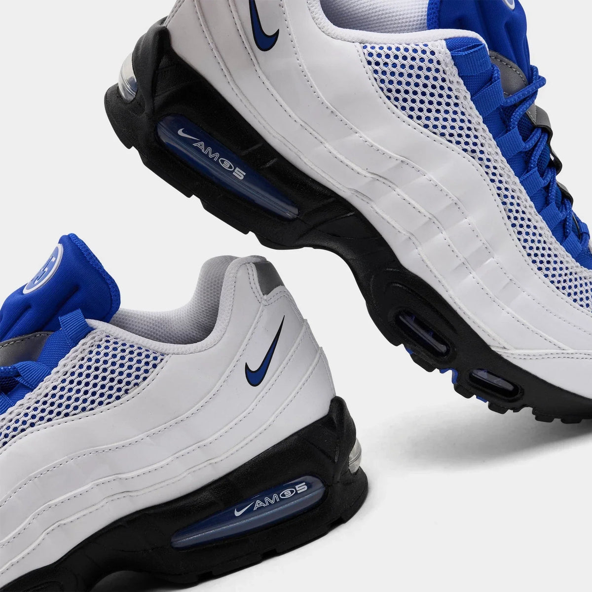 Men's Layered Soccer-Inspired Sneakers - Silver
