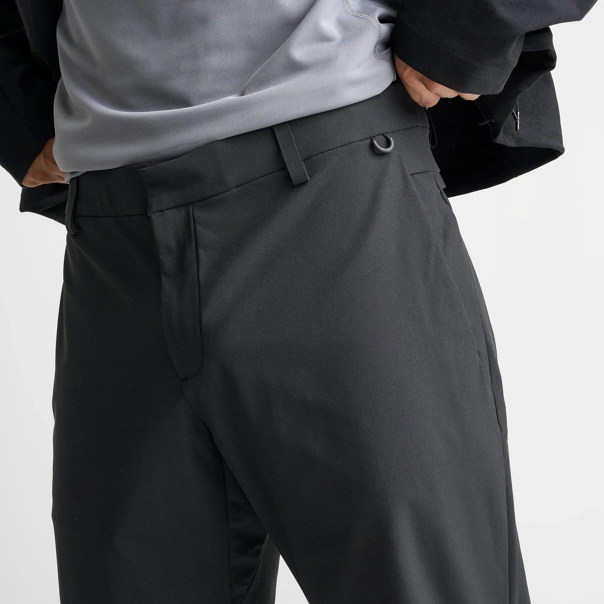 Men's Stretch Straight Chino Pants - Black
