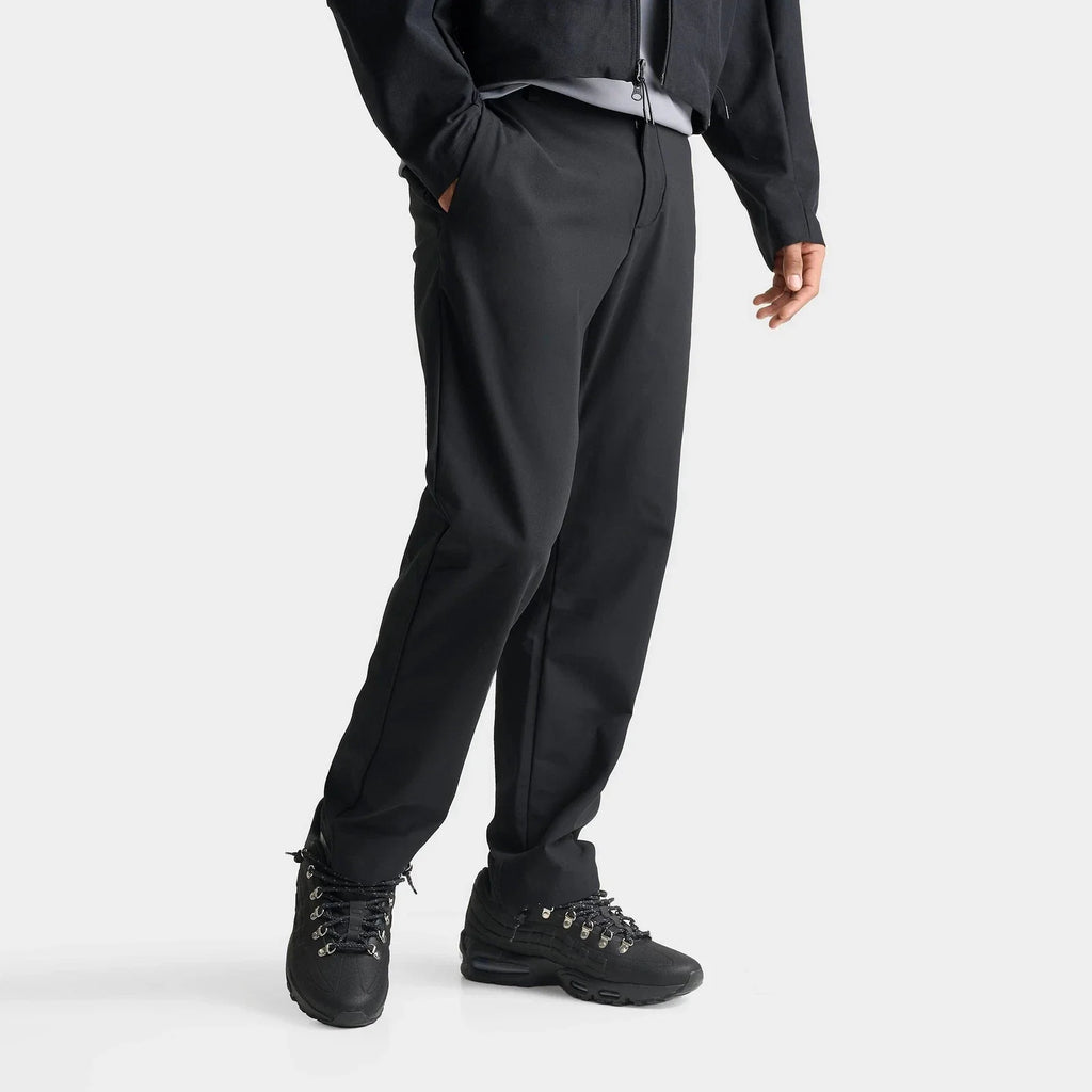 Men's Stretch Straight Chino Pants - Black
