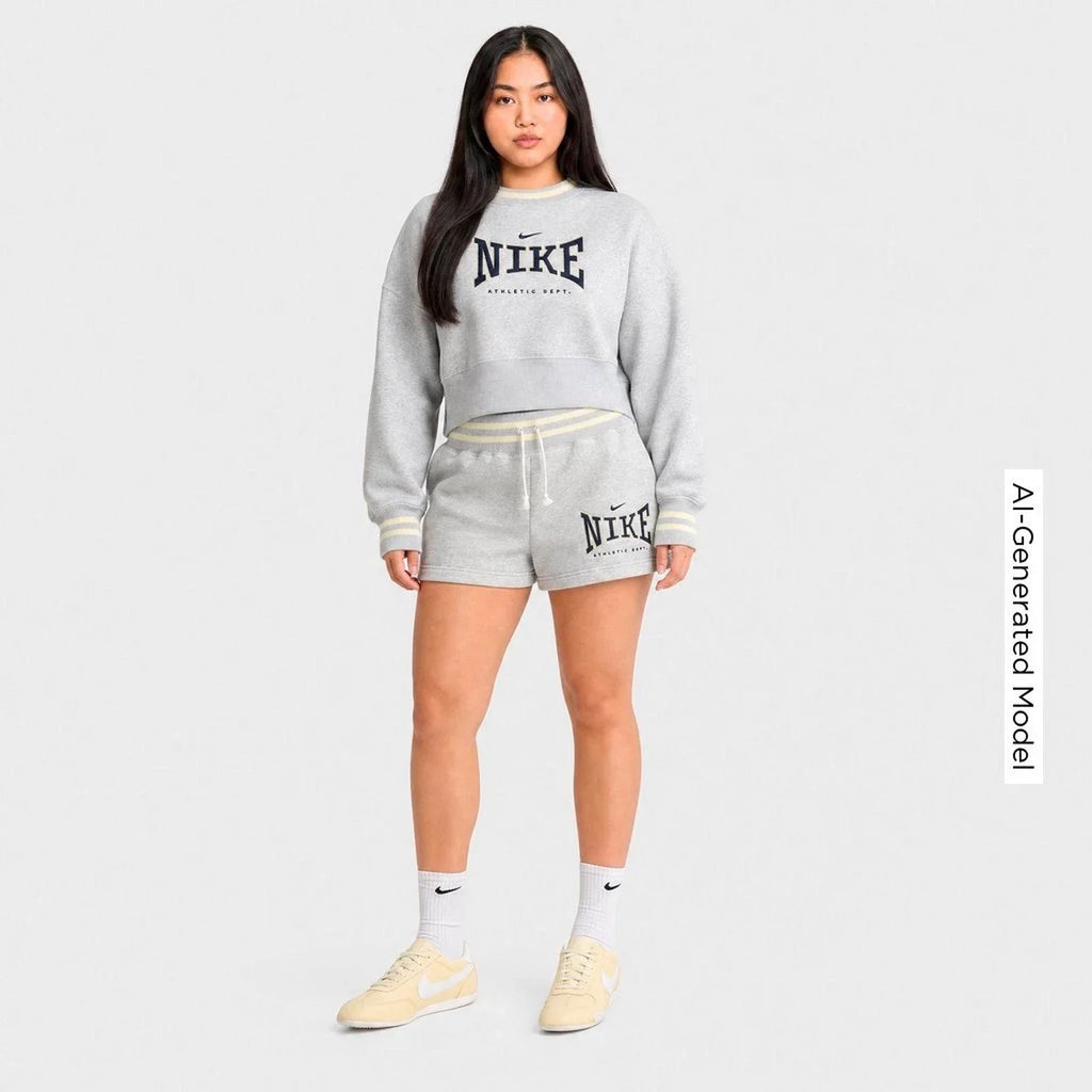 Women's Oversized Fleece Crewneck Sweatshirt