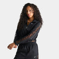 Women's Cropped Lace Full-Zip Track Jacket