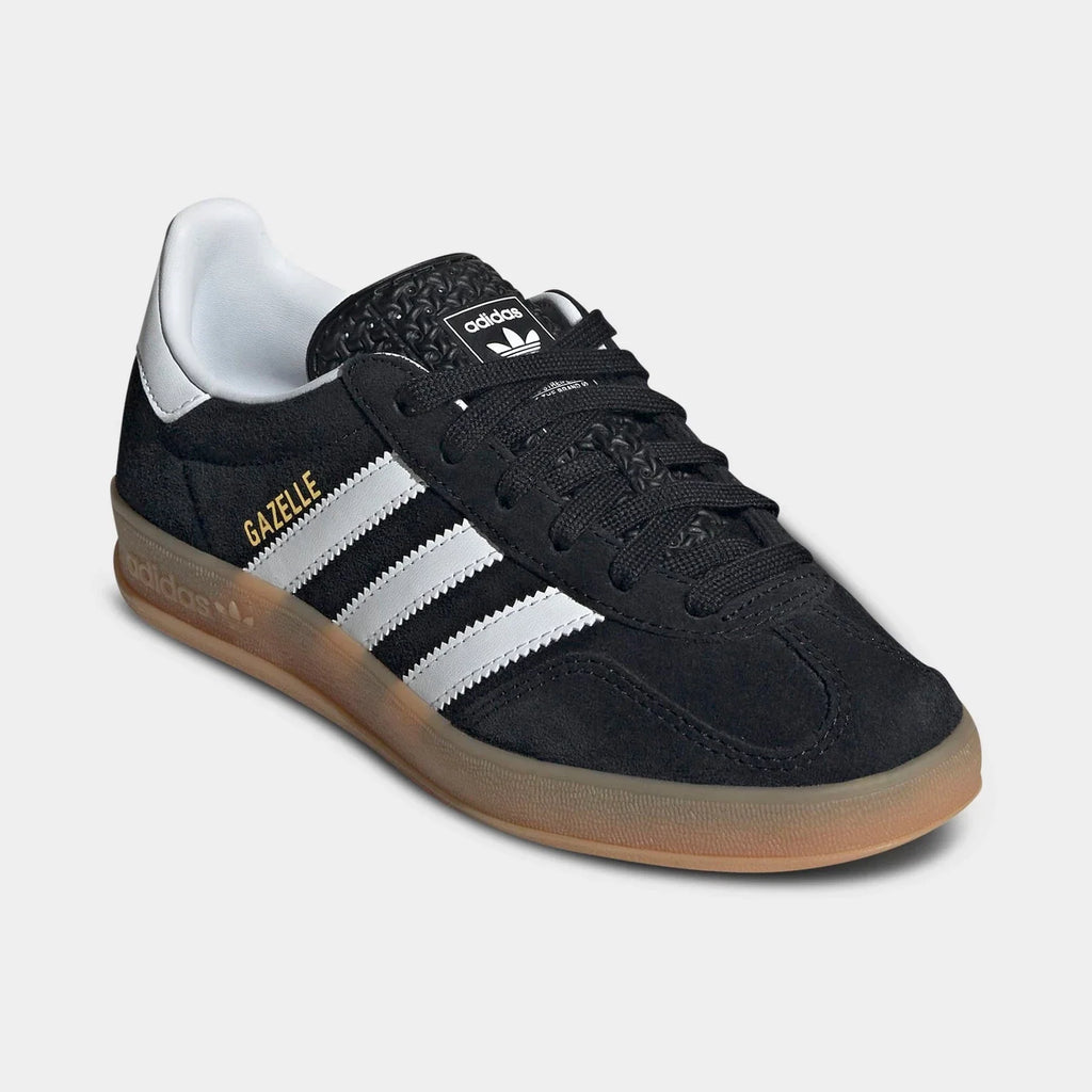 Kids' Suede Low Top Sneaker - Black