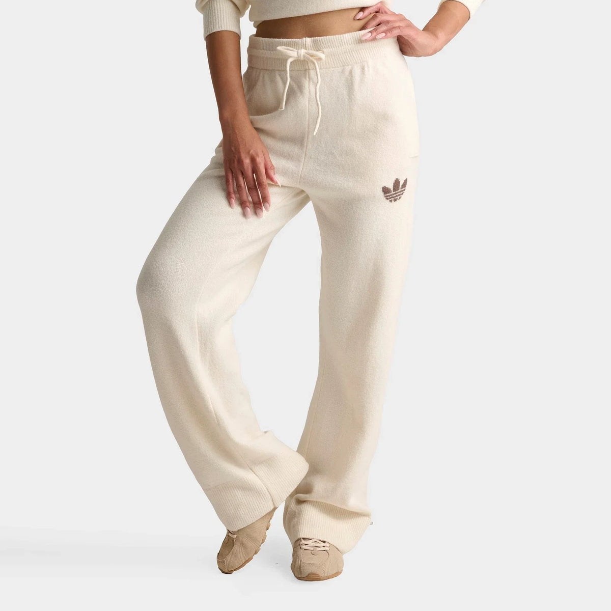 Women's Loose-Fit Wool-Blend Knit Pants