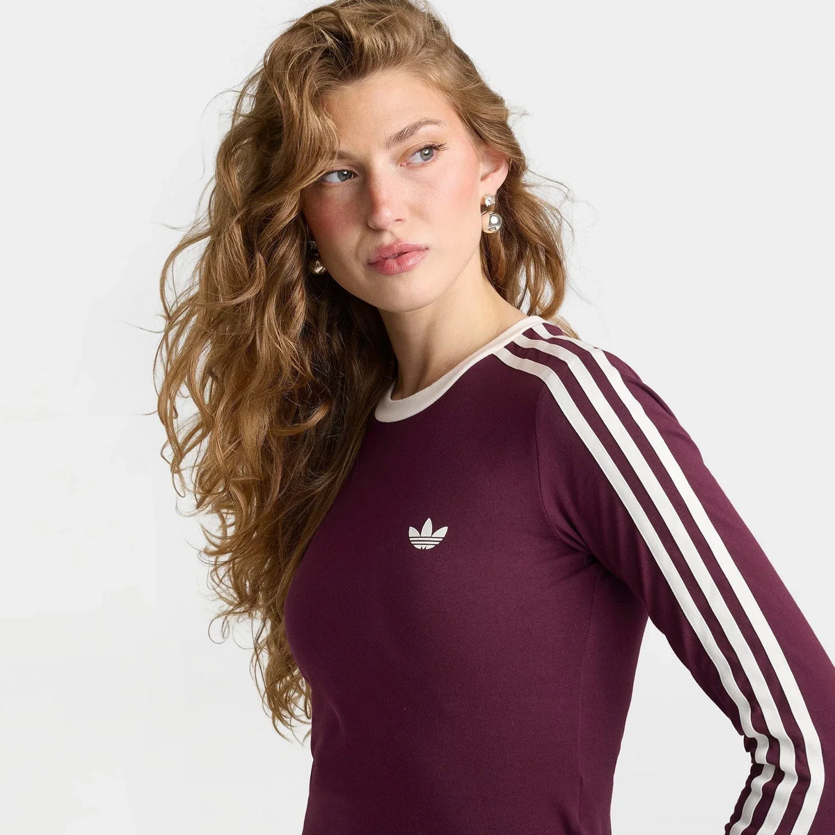 Women's Slim Long-Sleeve Stretch T-Shirt