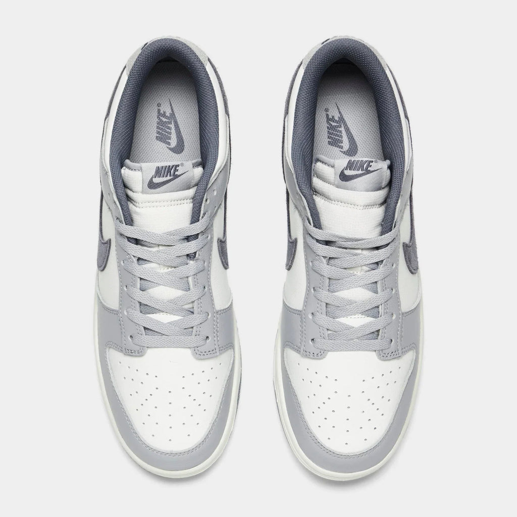 Leather And Suede Low-Top Casual Sneakers