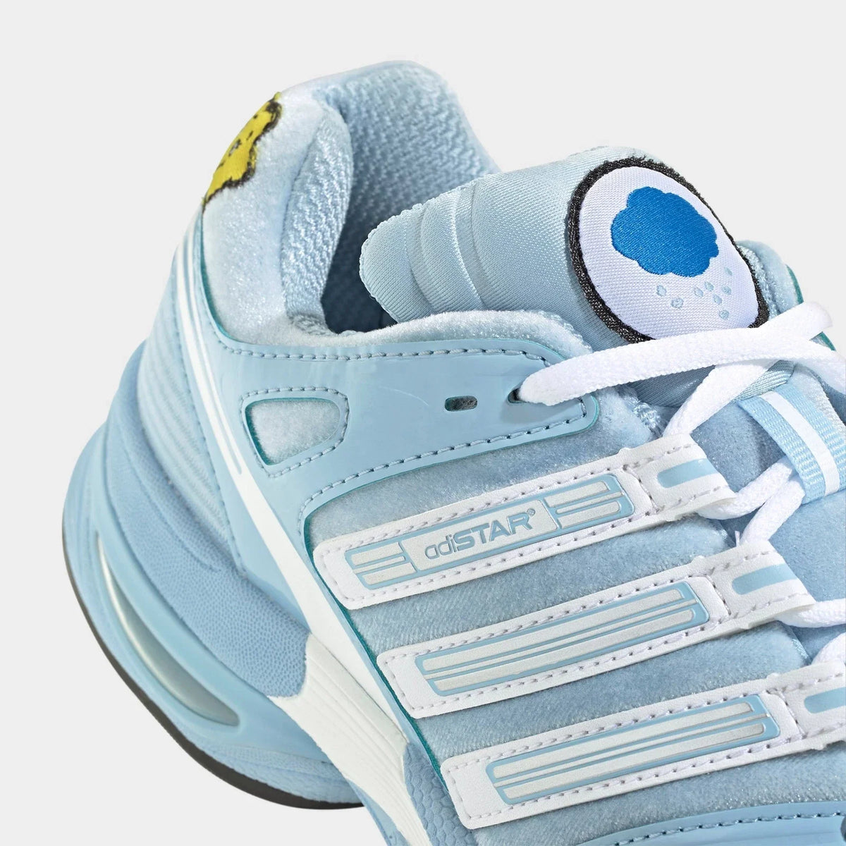 Women's Velvet Retro Running-Inspired Sneakers