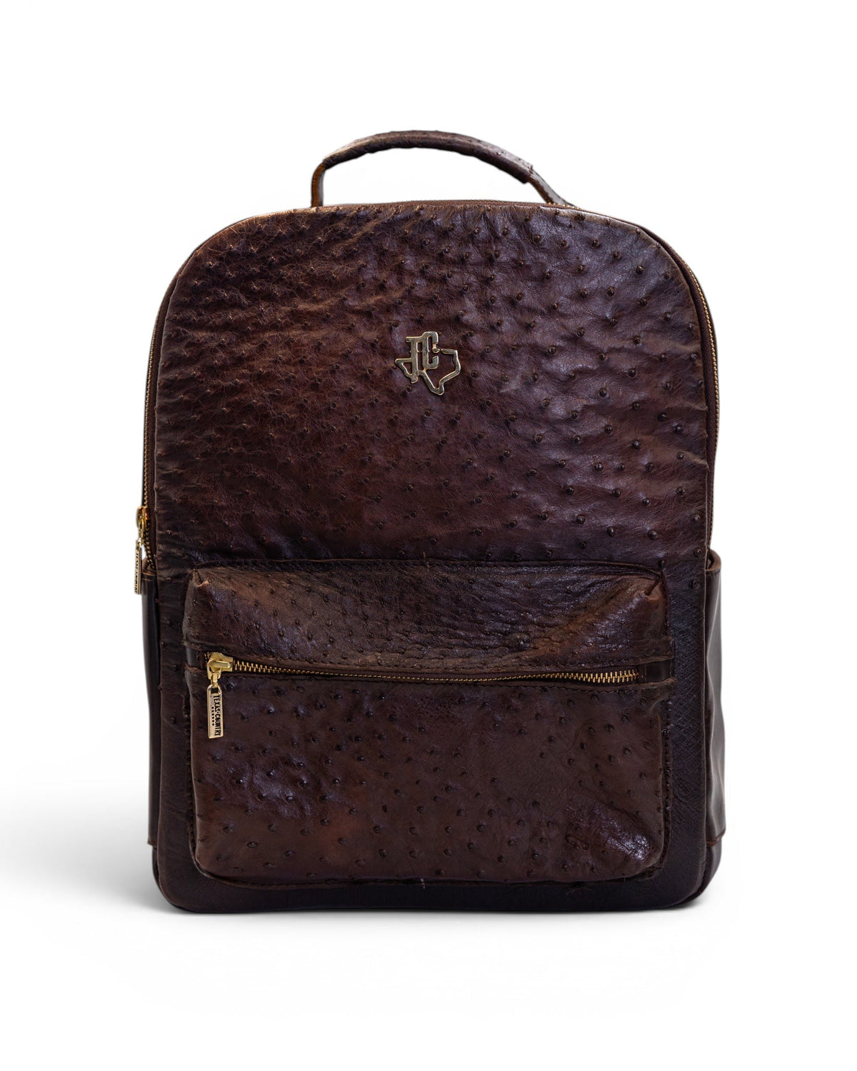 Espresso Ostrich Backpack