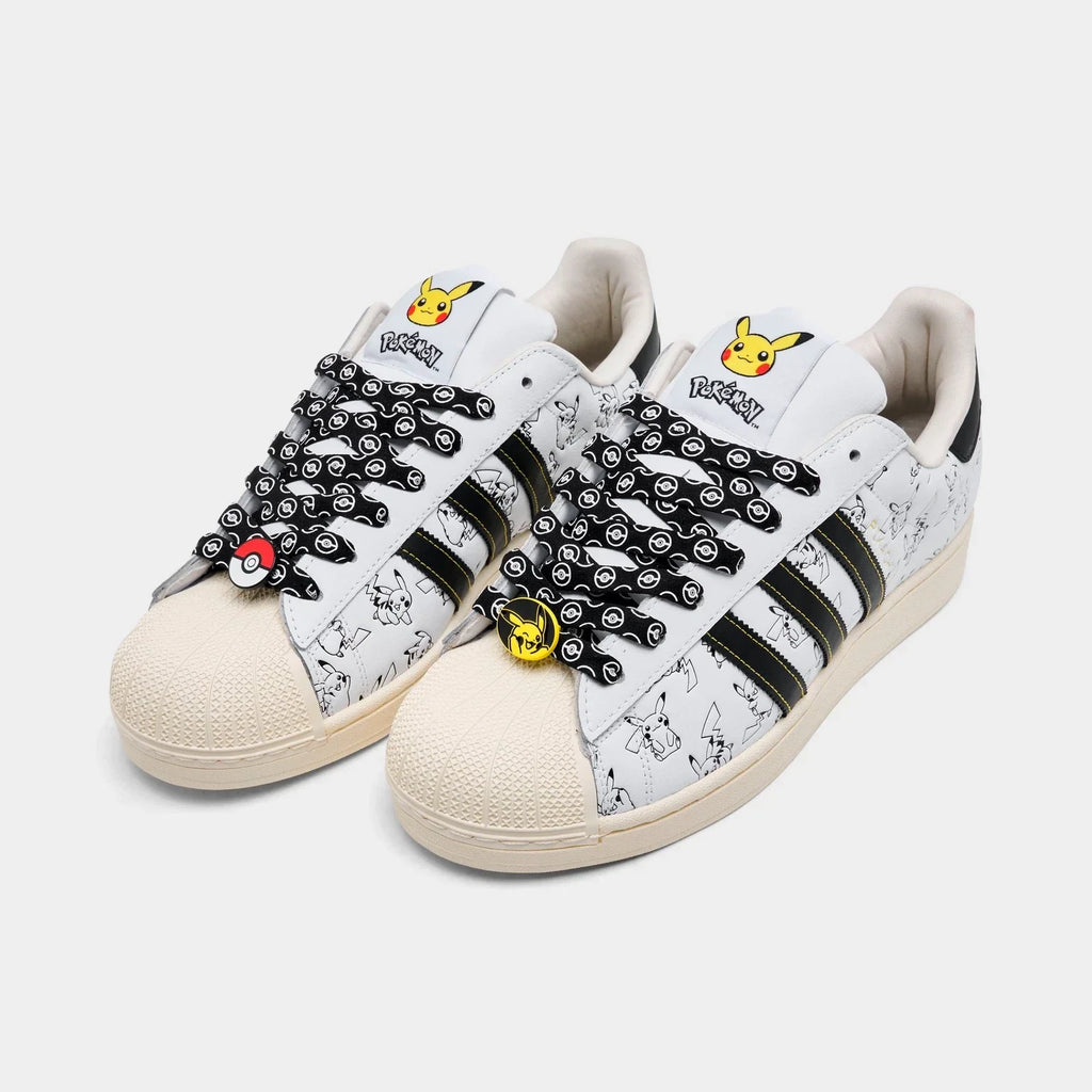 Men's Character-Print Shell Toe Sneaker - White