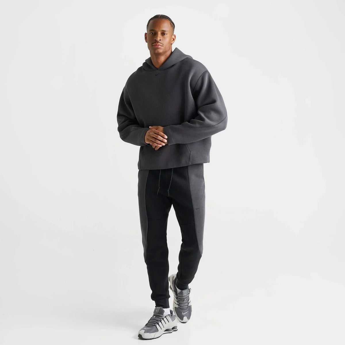 Men's Colorblock Fleece Jogger Pants