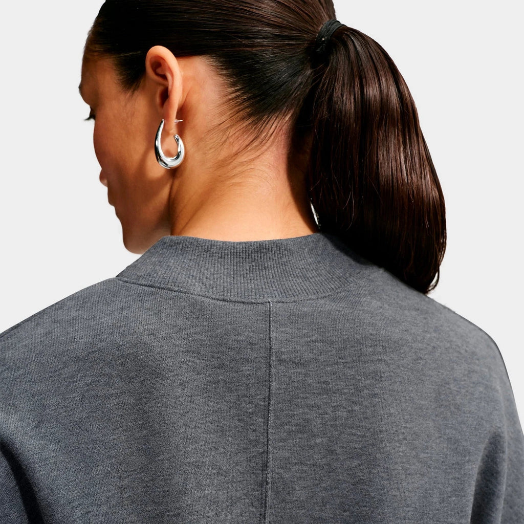 Women's Cropped French Terry Crew Sweatshirt