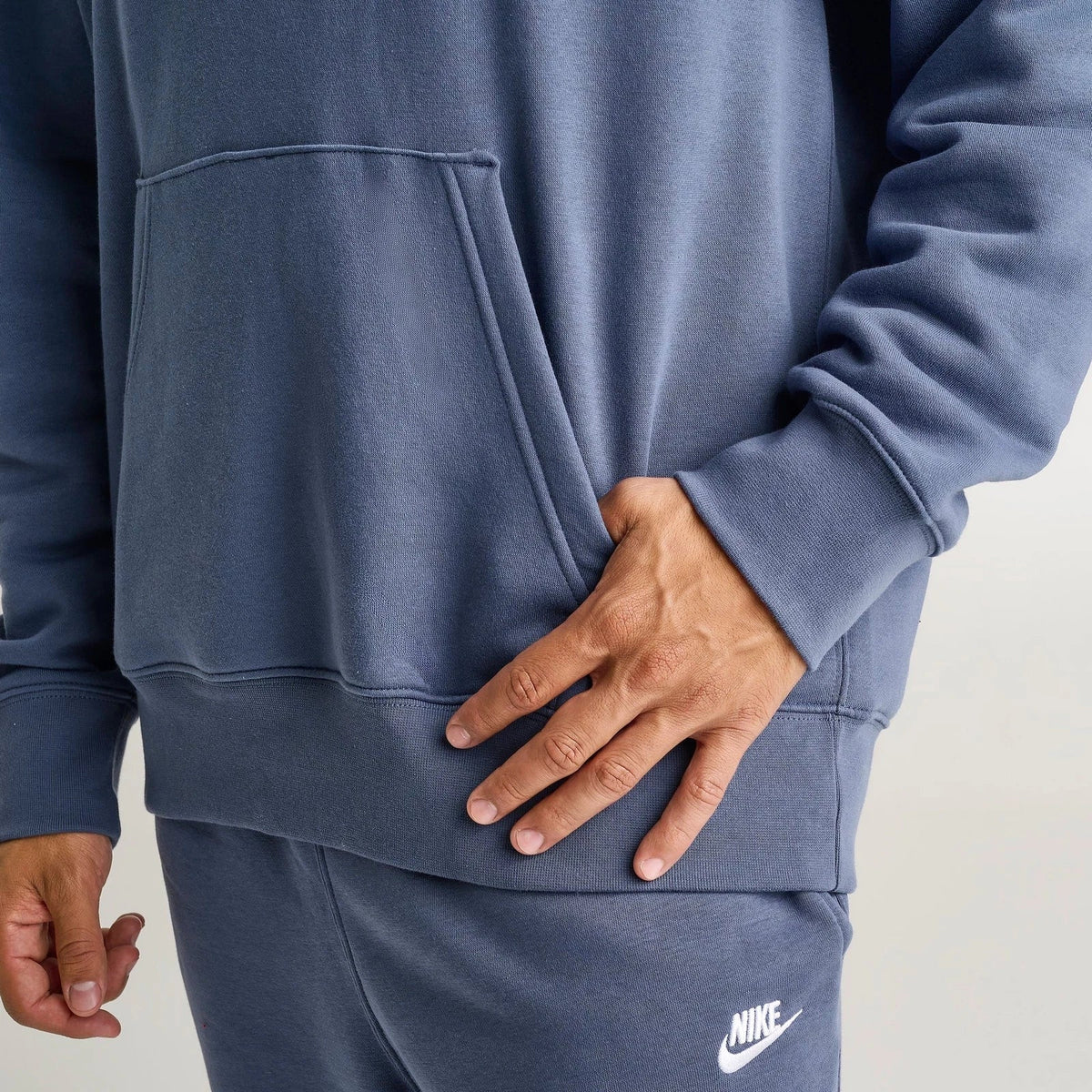 Men's Embroidered Fleece Pullover Hoodie