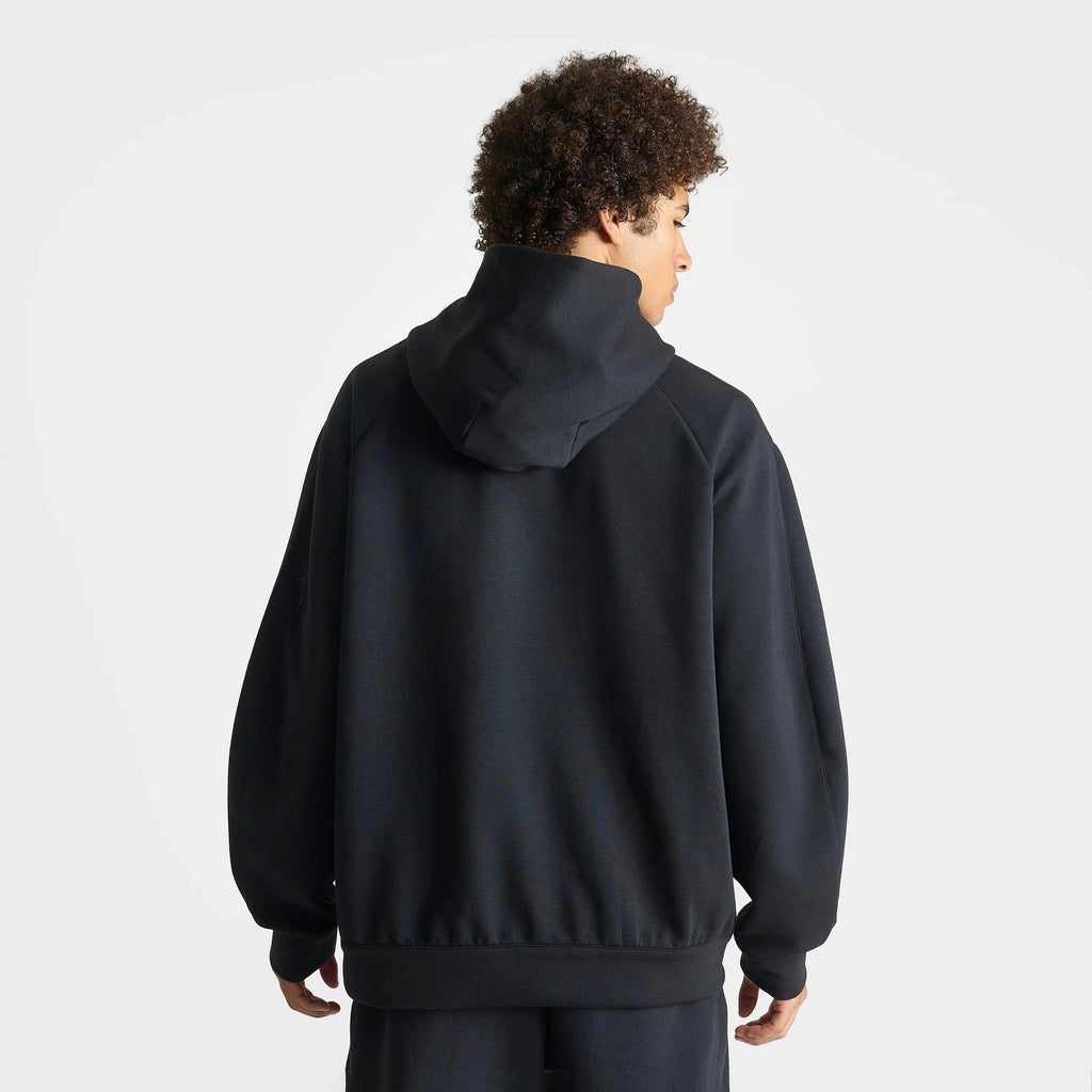 Men's Moisture-Wicking Pullover Hoodie - Black