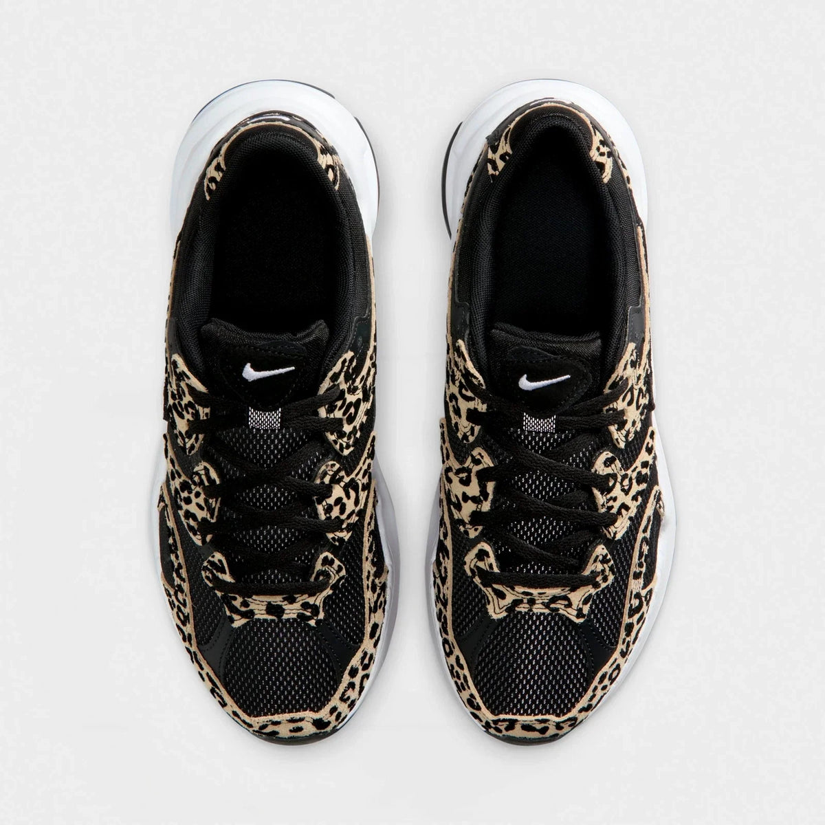 Women's Mesh And Suede Running Sneakers