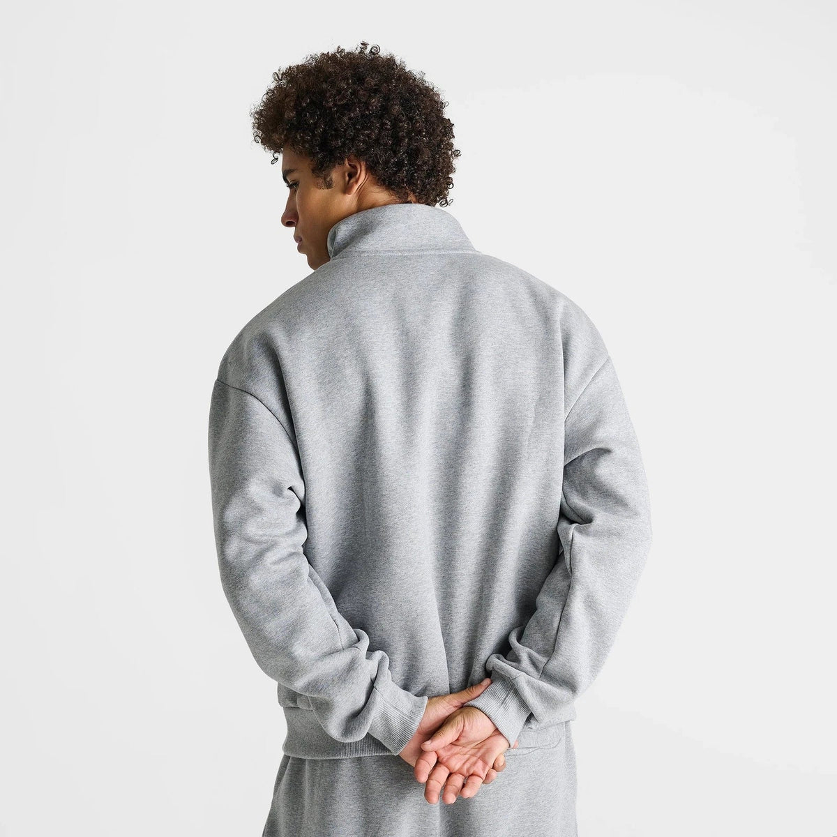 Men's Brushed Fleece Quarter Zip Pullover