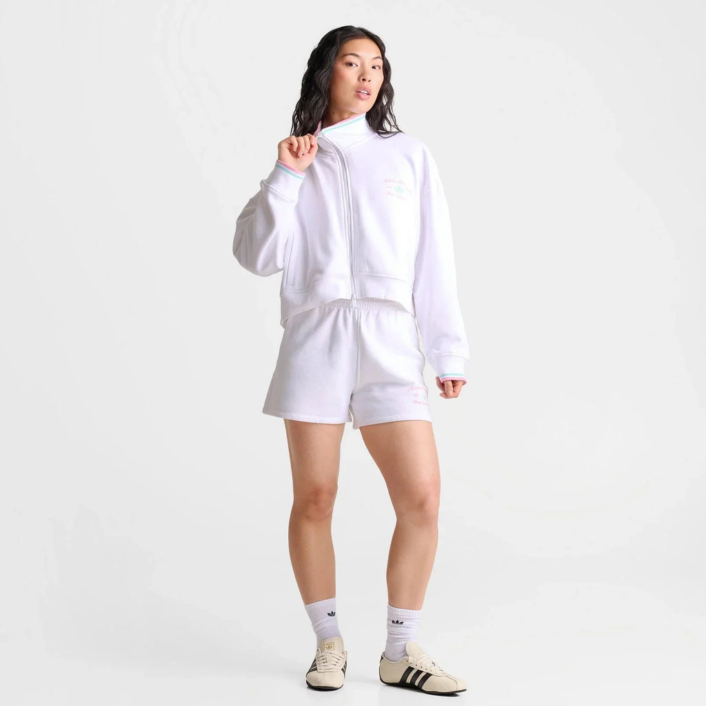 Women's Relaxed Full-Zip Fleece Track Top