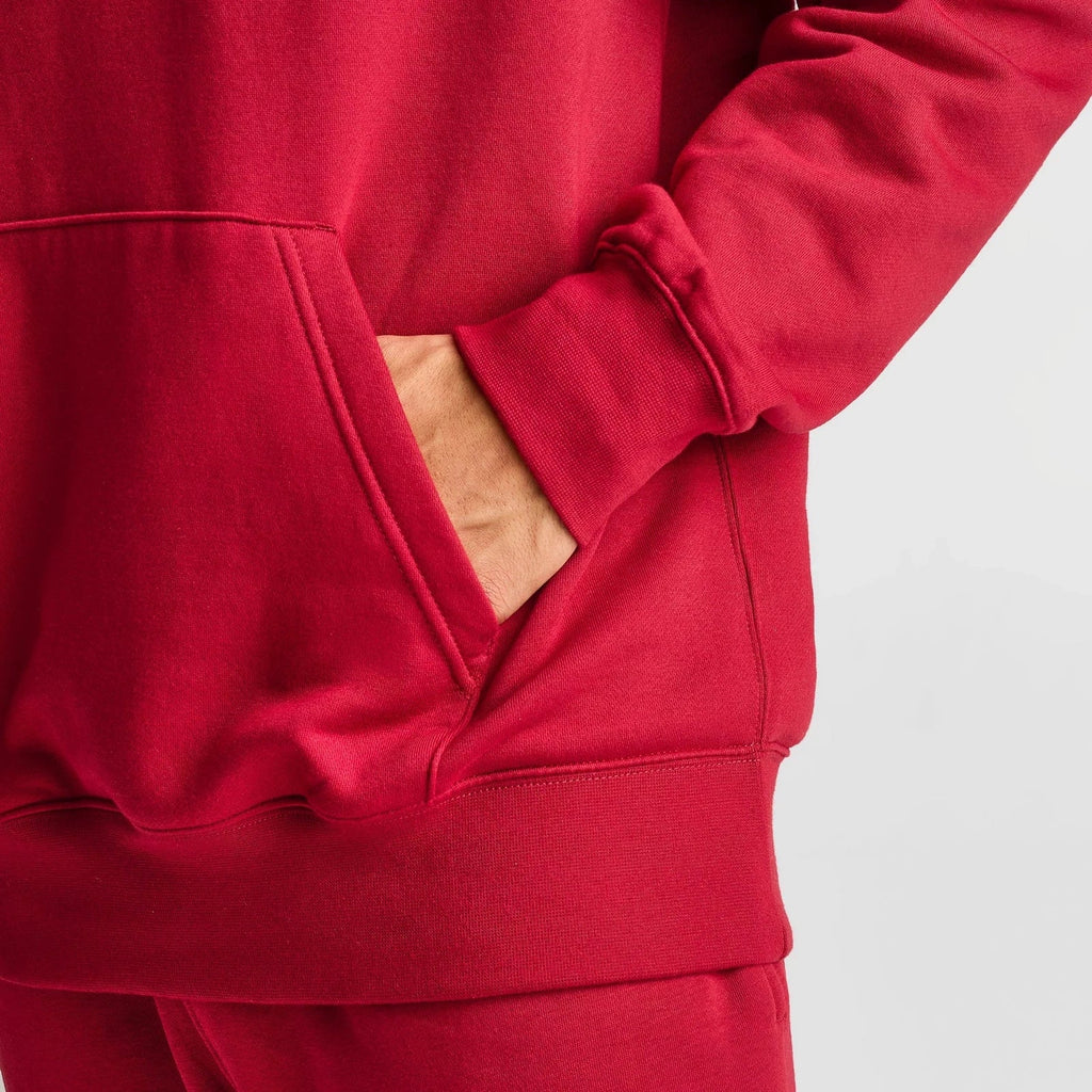 Men's Embroidered Fleece Pullover Hoodie