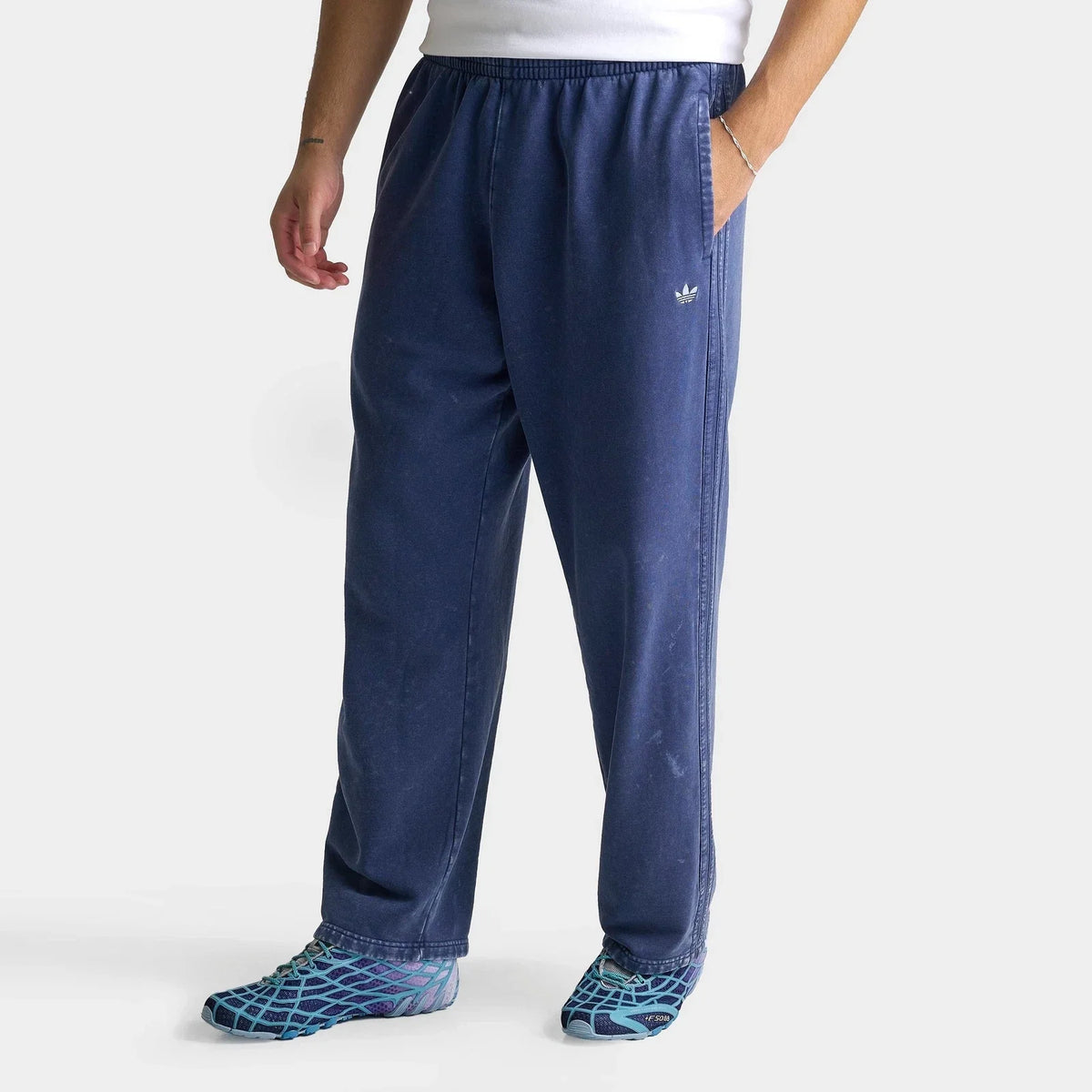 Men's Relaxed Cotton-Blend Fleece Jogger Pants