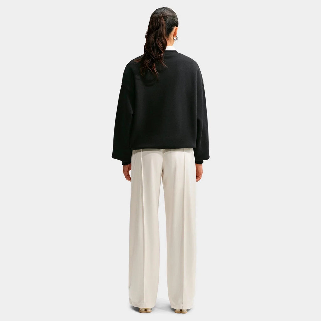 Women's Oversized Fleece Crewneck Sweatshirt