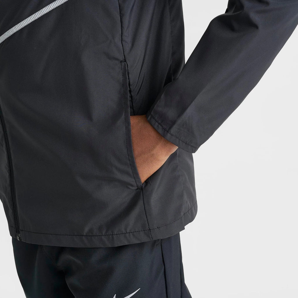 Kids' Water-Repellent Full-Zip Training Jacket