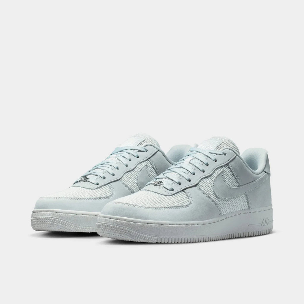 Men's Woven Suede Low Top Sneakers - White