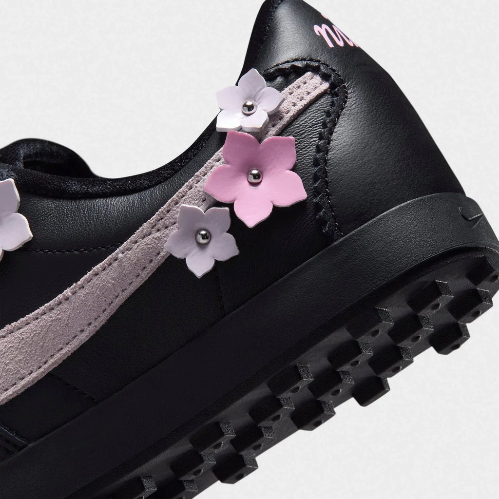 Women's Leather Floral Casual Sneakers