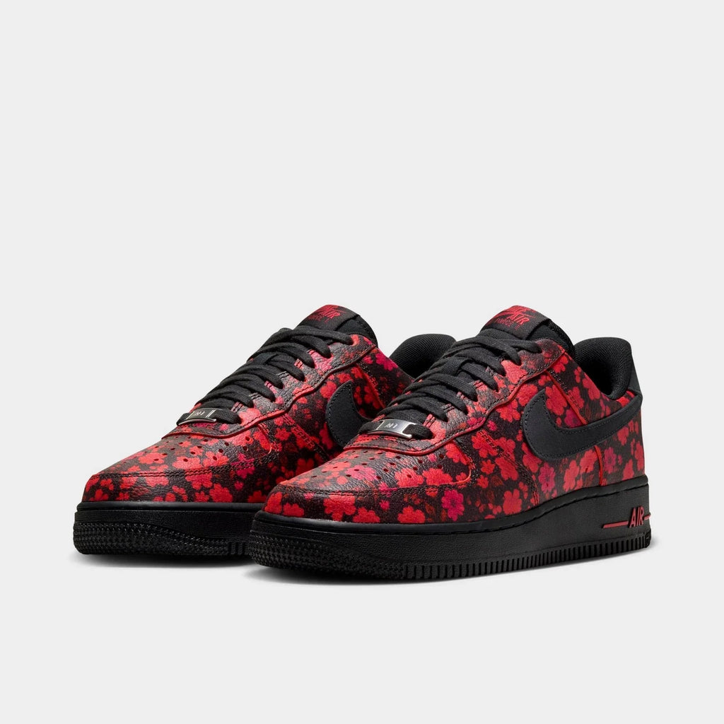 Women's Floral Embossed Leather Low Top Sneaker