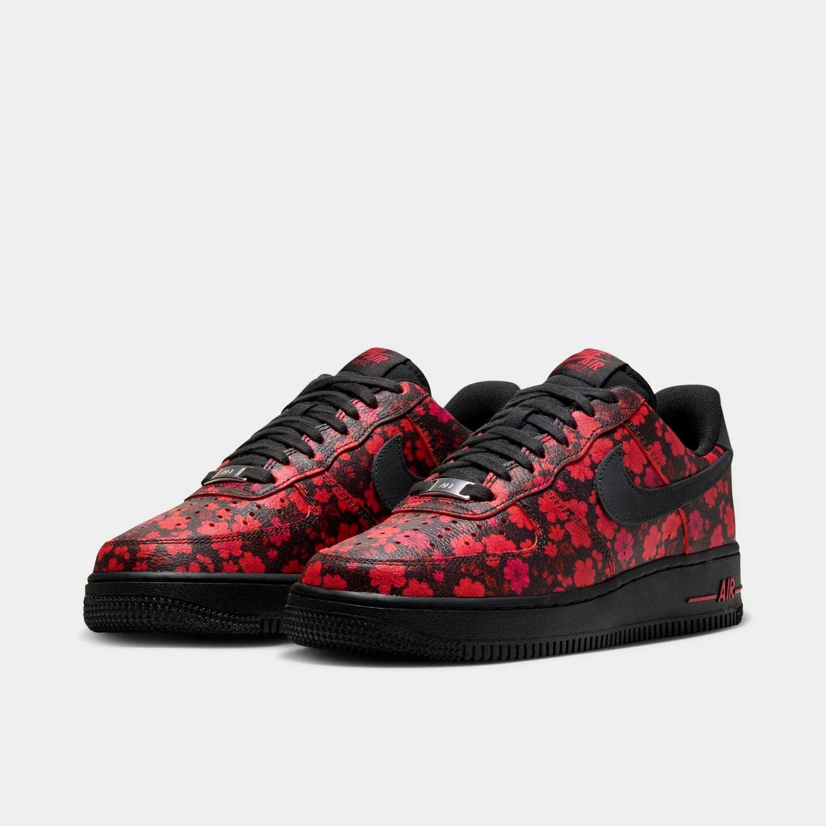 Women's Floral Embossed Leather Low Top Sneaker