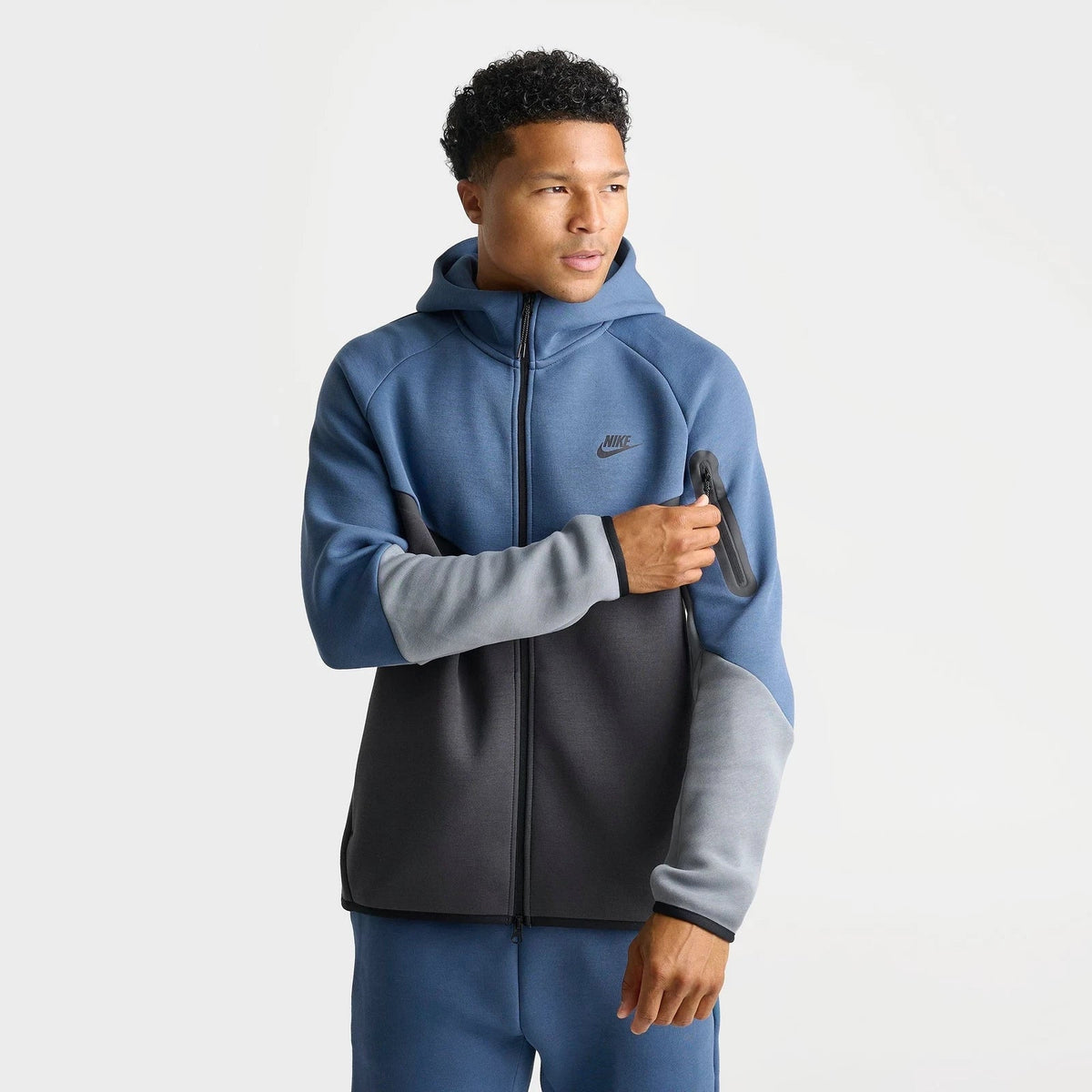 Men's Full-Zip Hooded Fleece Jacket