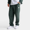 Men's Oversized Brushed Fleece Sweatpants - Green