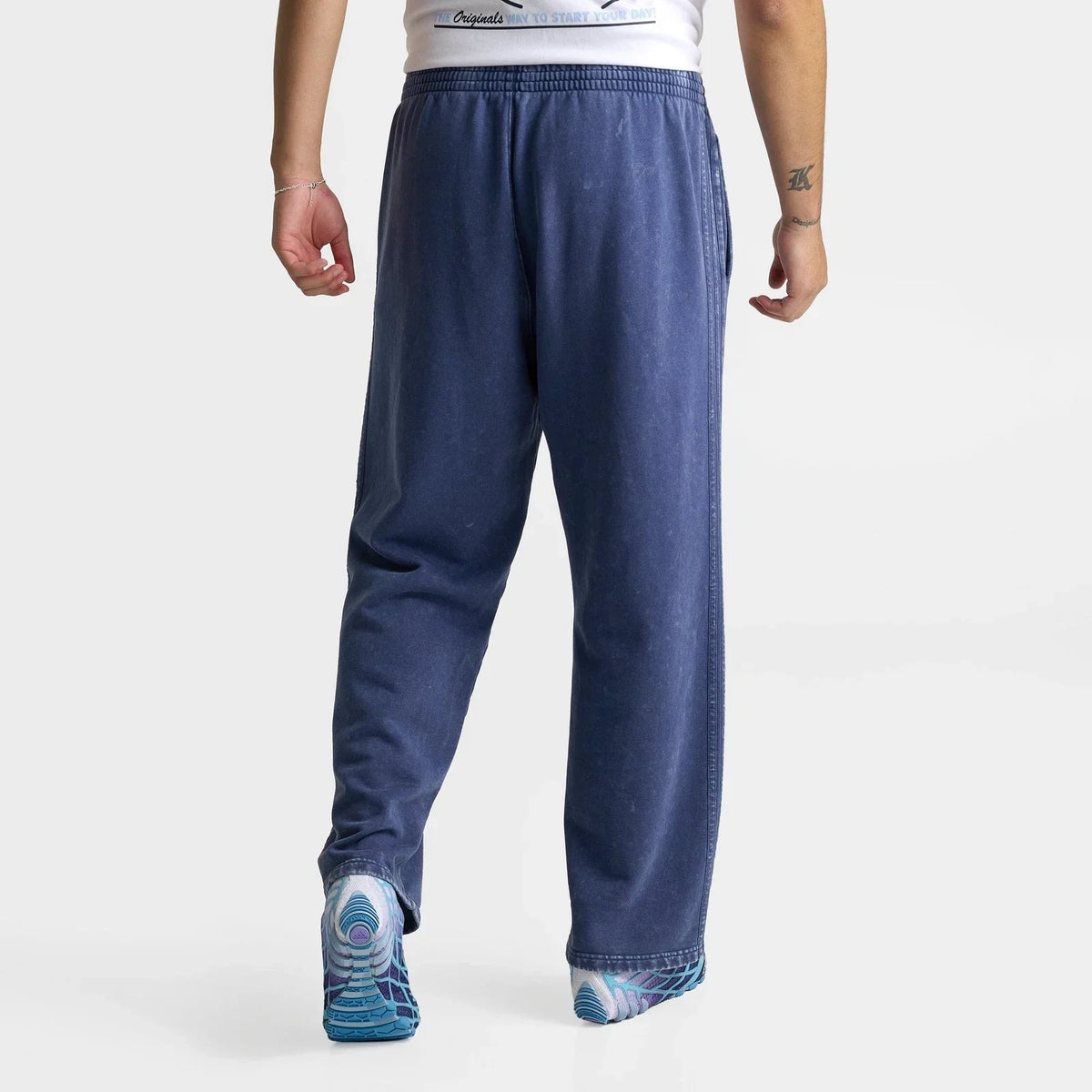 Men's Relaxed Cotton-Blend Fleece Jogger Pants