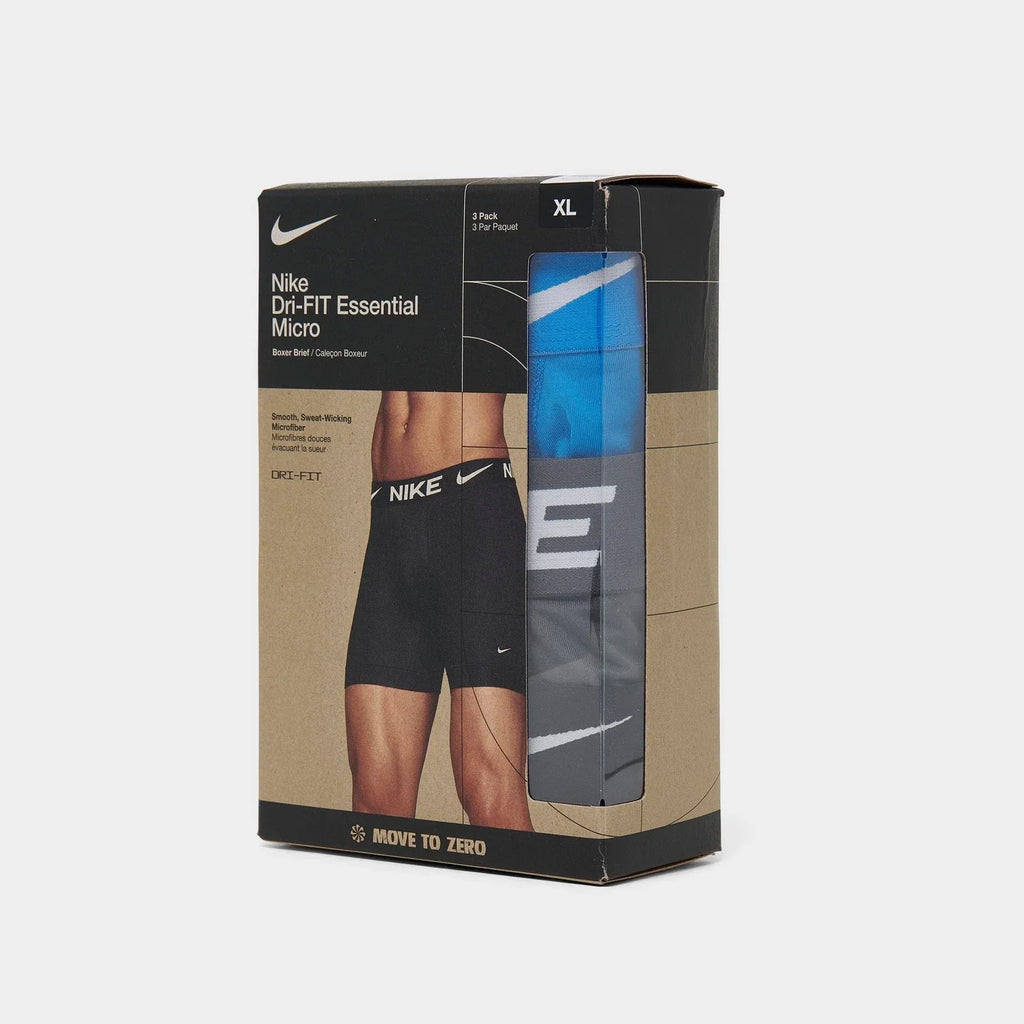 Men's Microfiber Boxer Briefs - 3 Pack