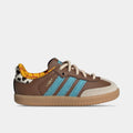 Toddler Leather Stretch-Lace Sneakers