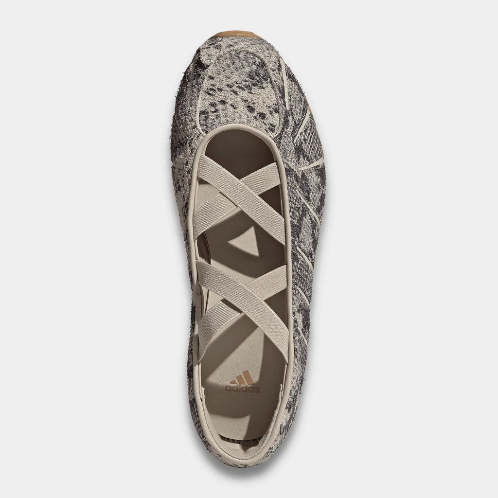 Women's Snakeskin-Embossed Ballet Sneakers