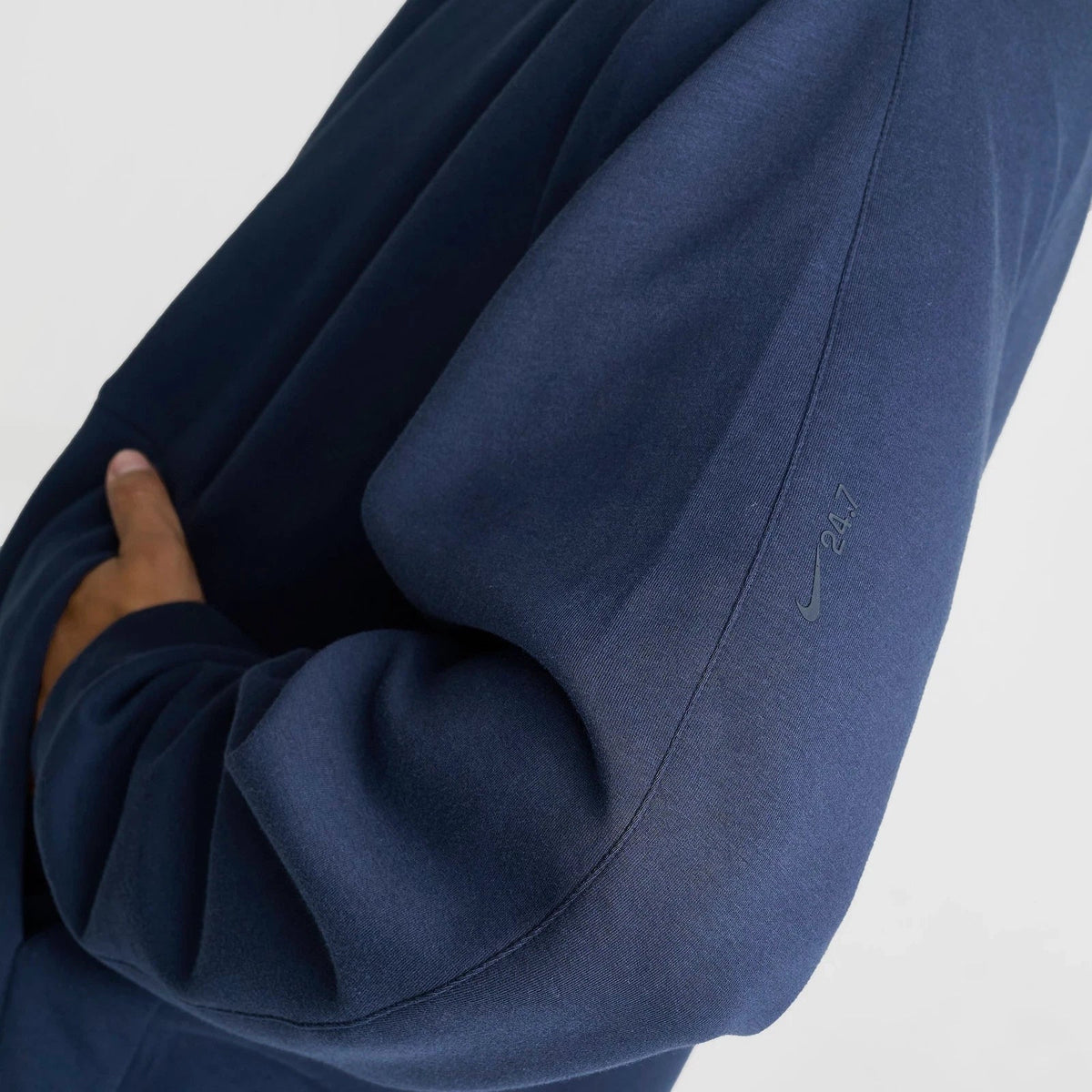 Men's Moisture-Wicking Pullover Hoodie - Blue