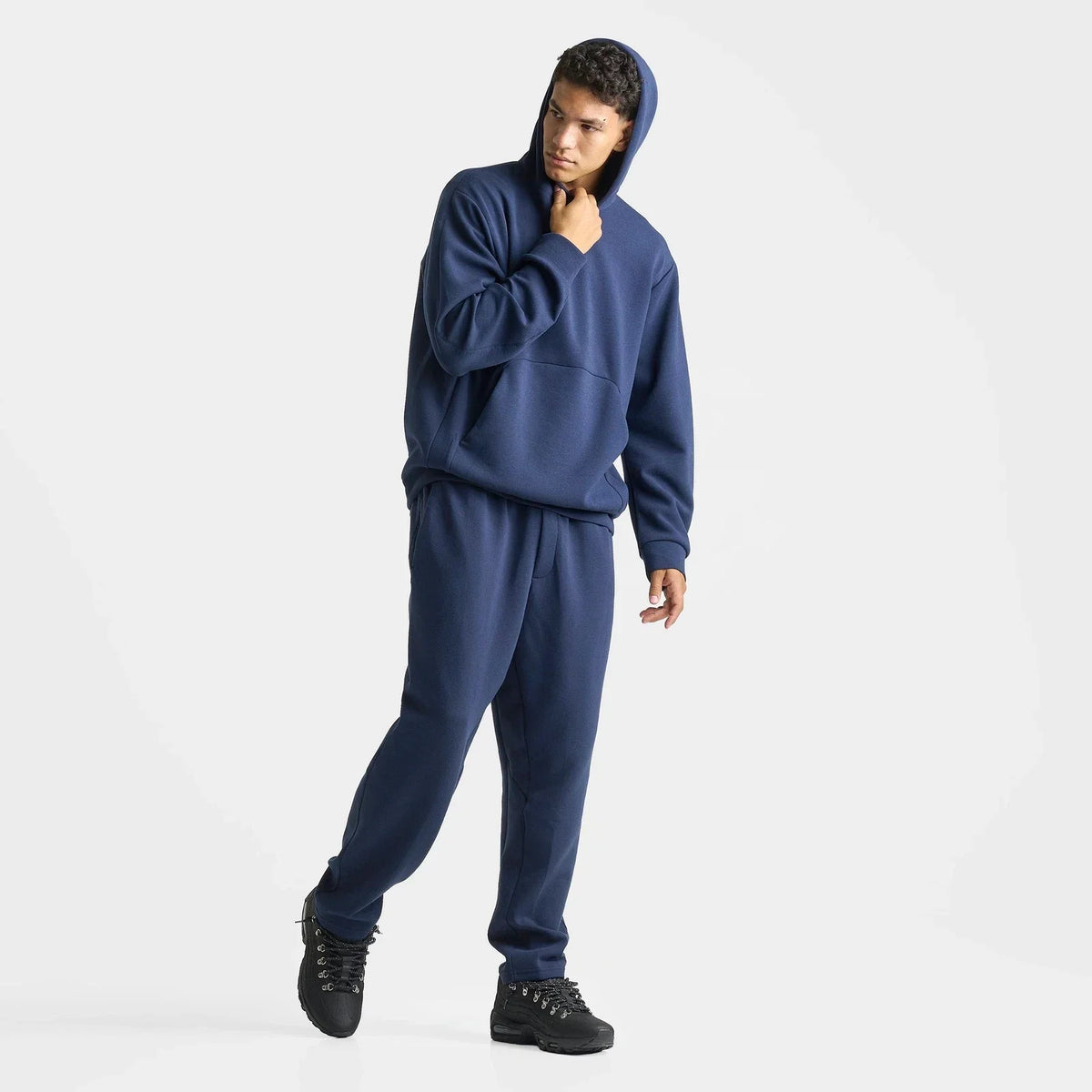 Men's Moisture-Wicking Pullover Hoodie - Blue