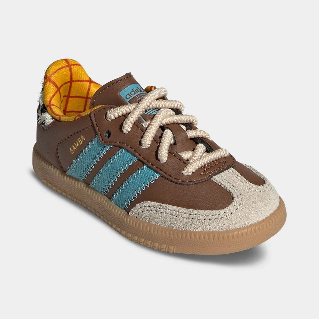 Toddler Leather Stretch-Lace Sneakers