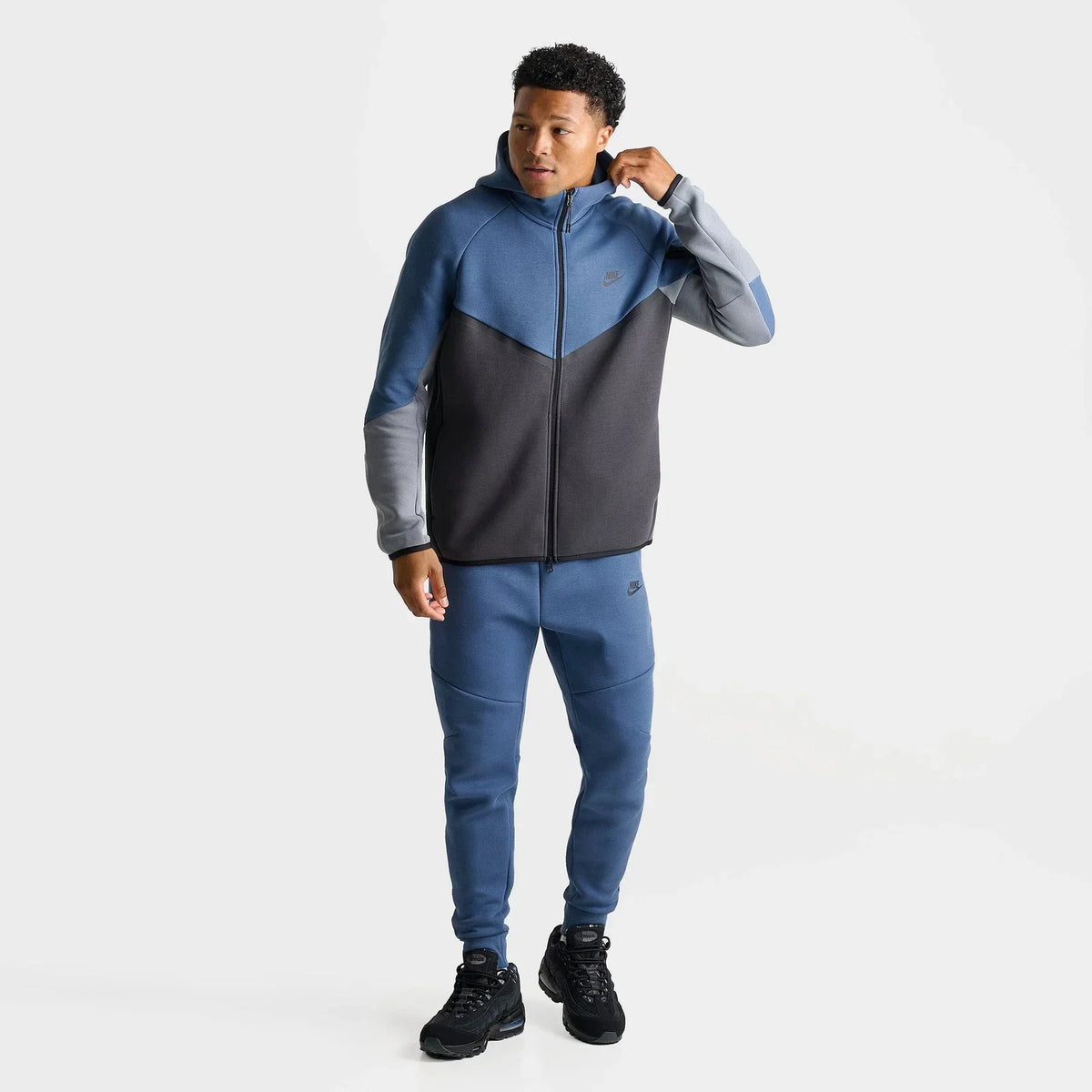 Men's Full-Zip Hooded Fleece Jacket