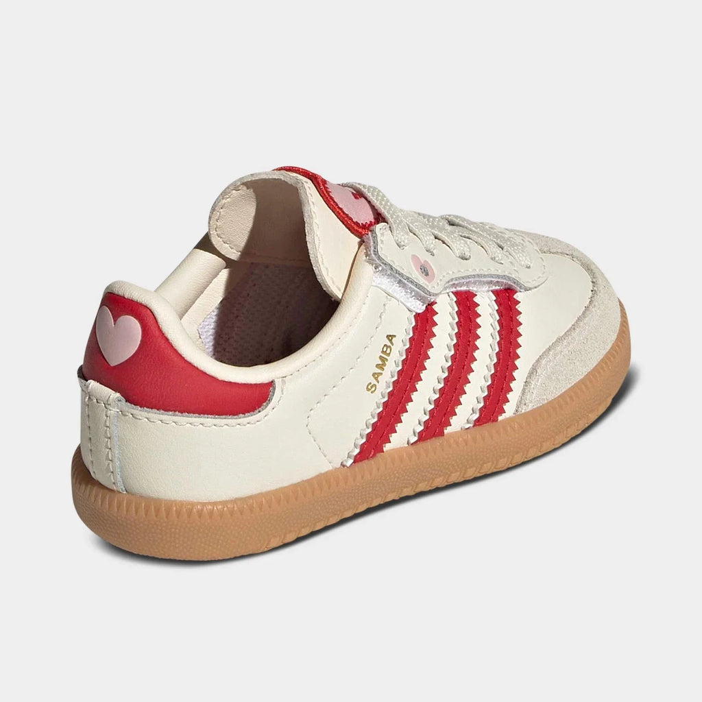 Toddler Heart Leather Hook-And-Loop Sneakers