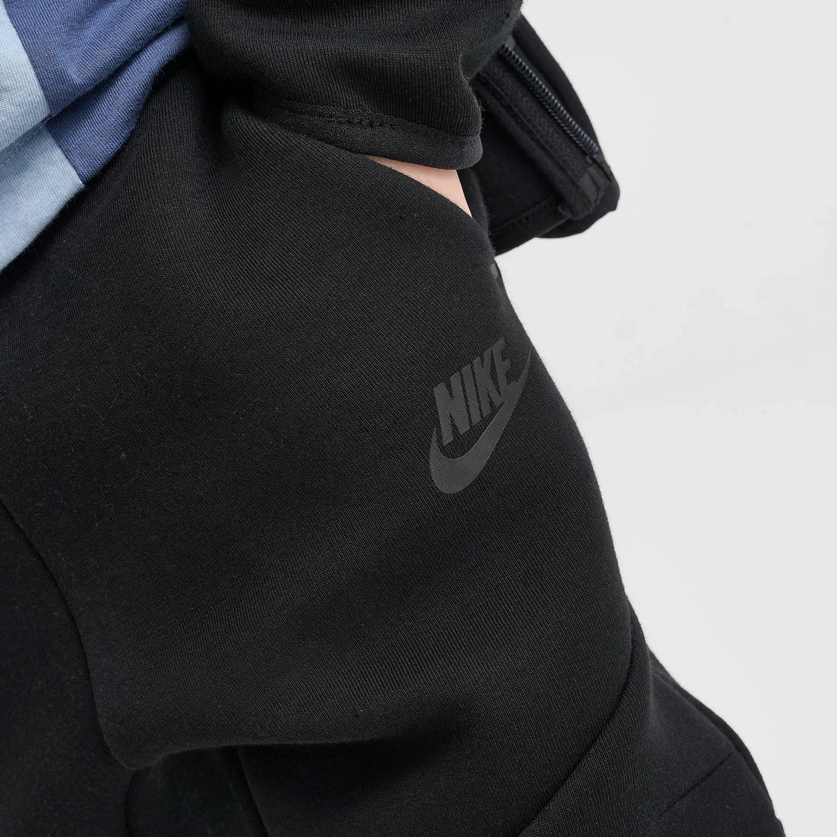 Toddler Full-Zip Hoodie And Jogger Set - Black
