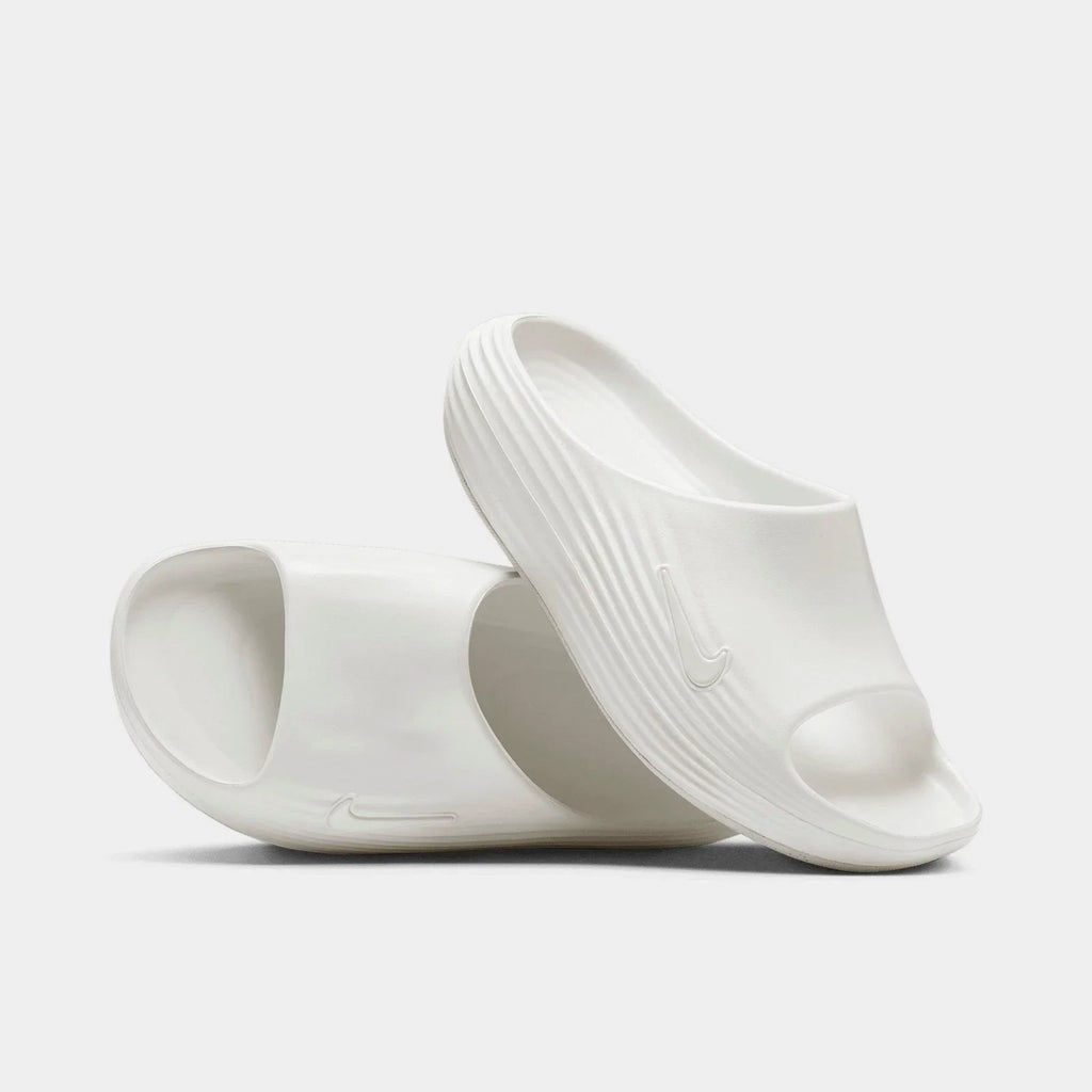 Women's Cushioned Recovery Slides - White