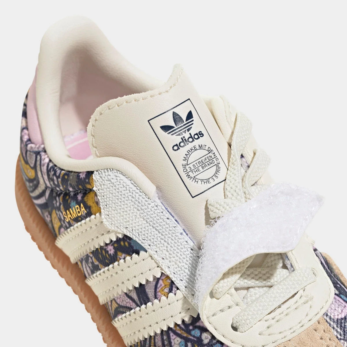 Toddler Girls' Floral Hook-And-Loop Sneakers