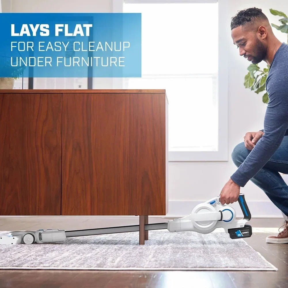 HART 20V Cordless Stick Vacuum Kit With 4.0Ah Lithium-Ion Battery