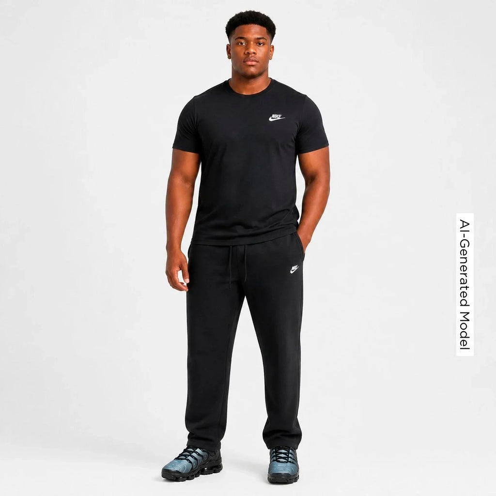 Men's Bungee-Hem Fleece Joggers - Gray