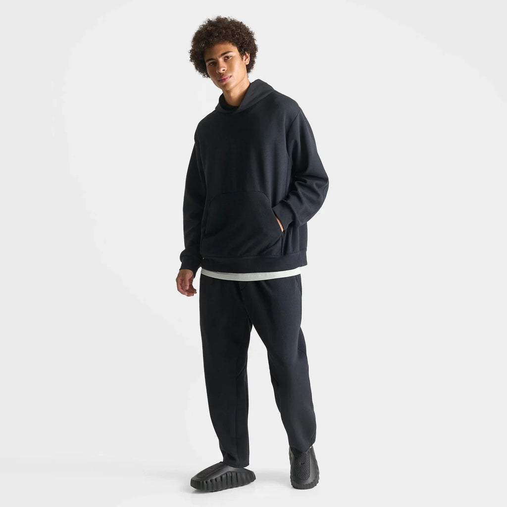 Men's Moisture-Wicking Pullover Hoodie - Black