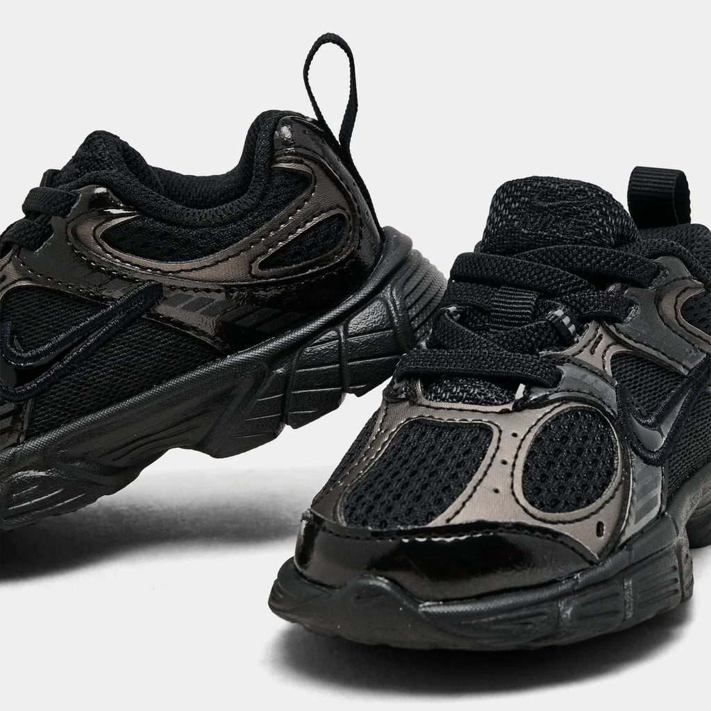 Toddler Mesh Stretch-Lace Sneakers - Black