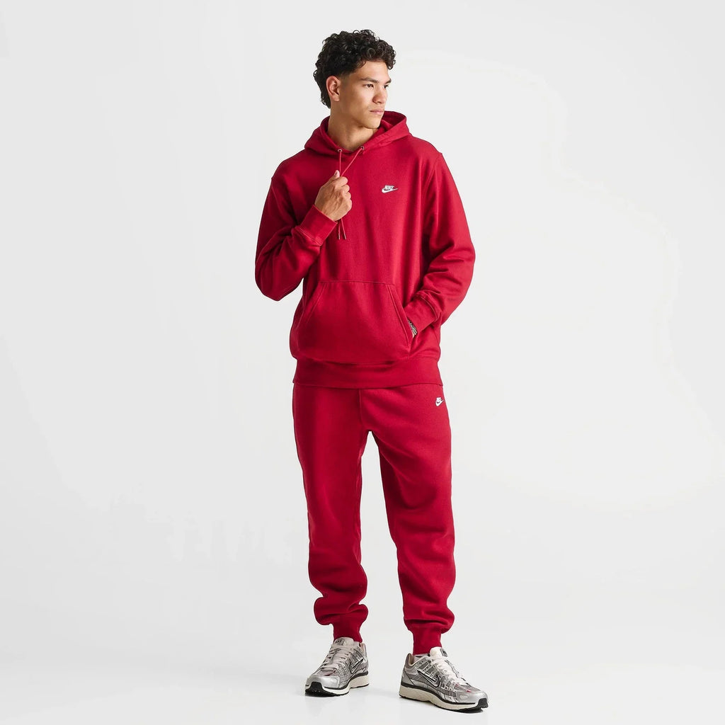 Men's Embroidered Fleece Pullover Hoodie