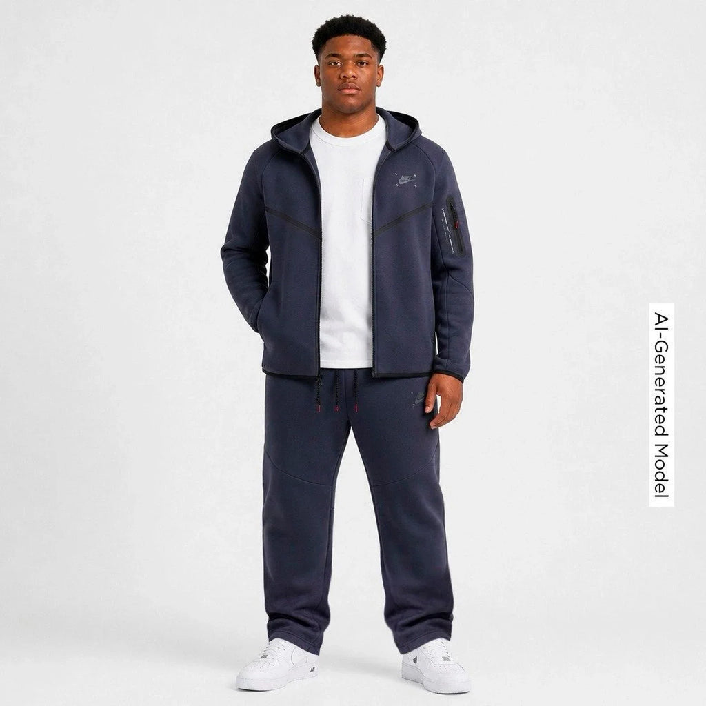 Men's Graphic Full-Zip Hooded Jacket