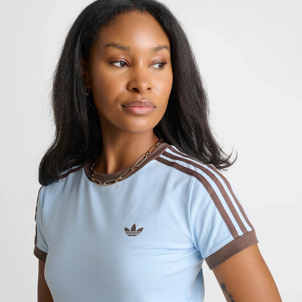 Women's Cropped Short-Sleeve Cotton T-Shirt