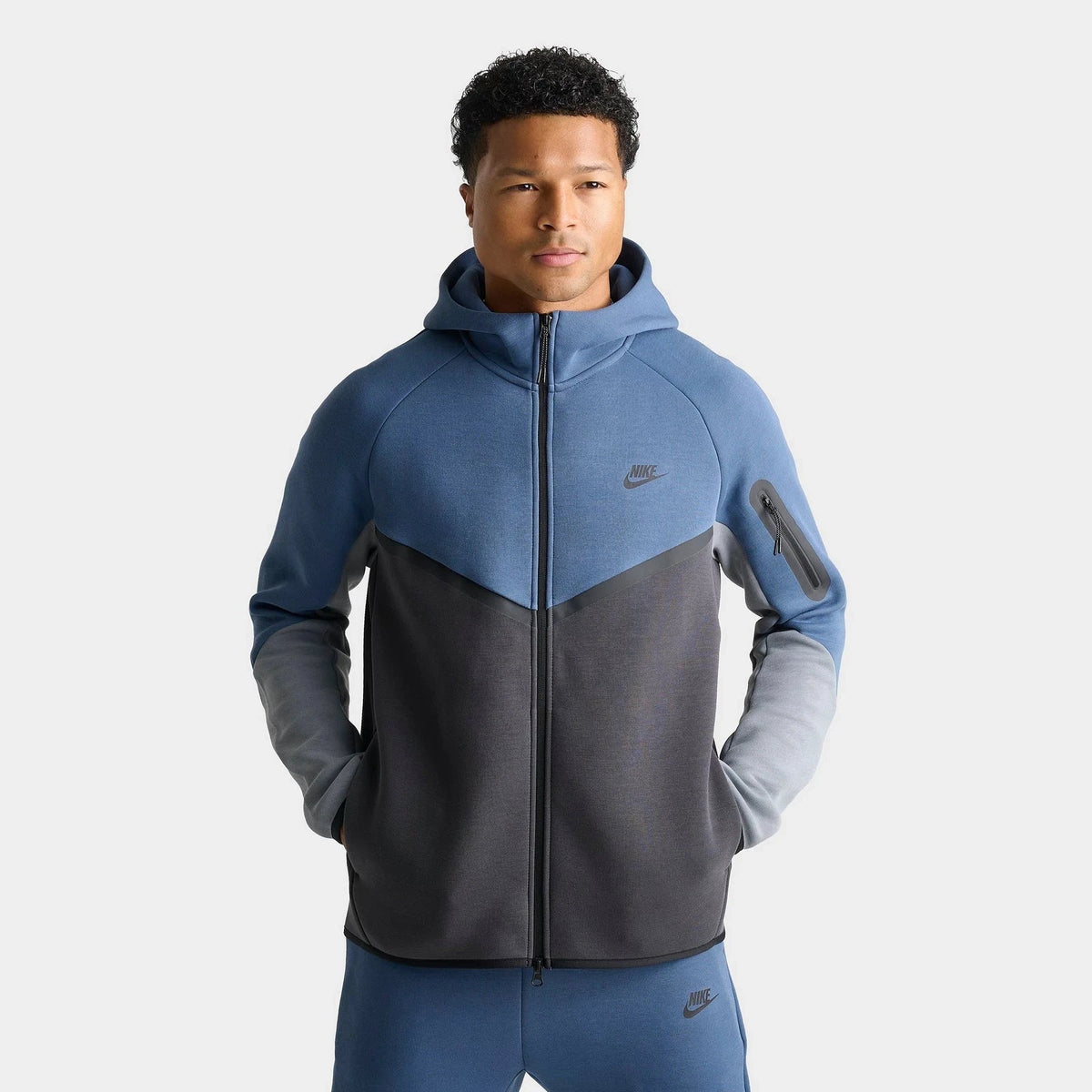 Men's Full-Zip Hooded Fleece Jacket
